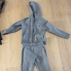 Polo by Ralph Lauren Gray Kids Jogger Set